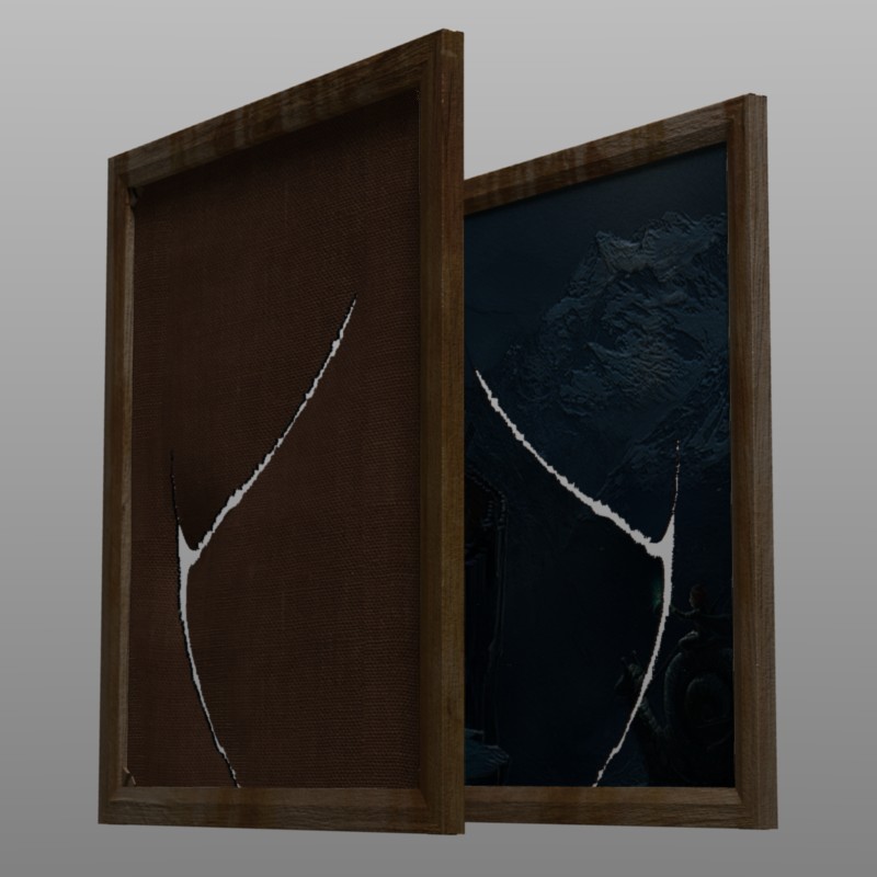 Ripped canvas2