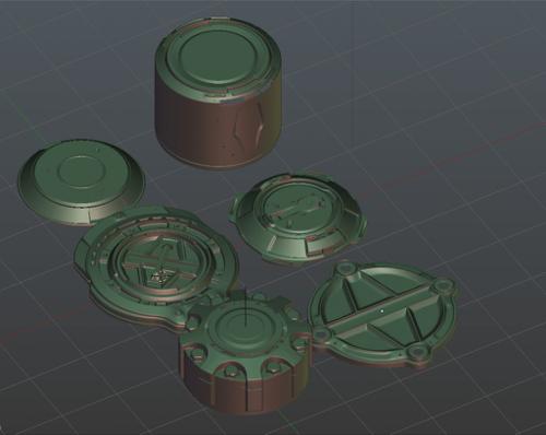 Hard surface objects