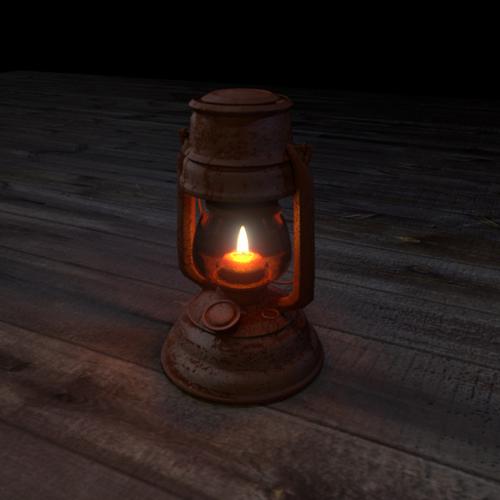 rusty storm lantern (PBR)