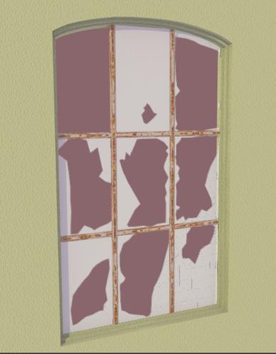 broken window