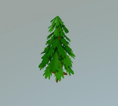 Low-Poly Toon Tree
