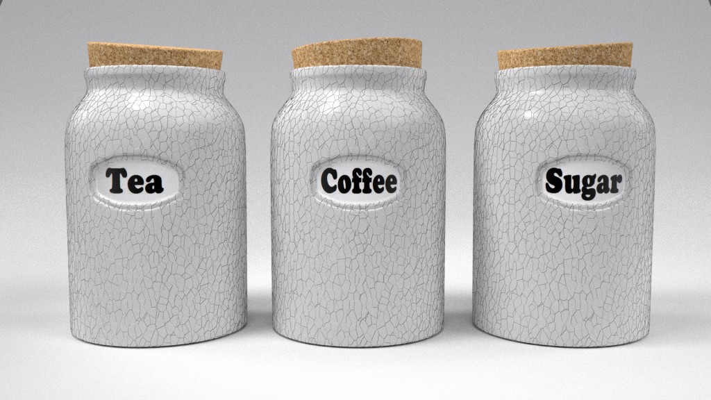 Tea, Coffee, Sugar Jars