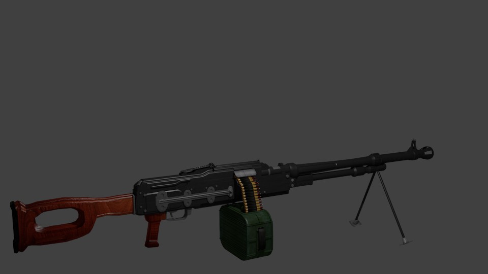 PK-M Kalasnikov Medium Machinegun