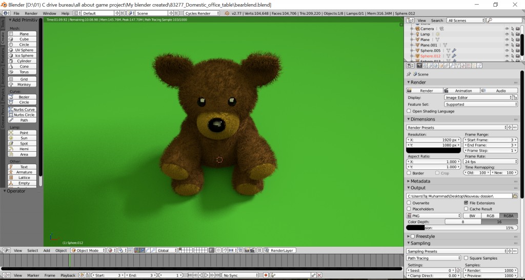 Blender white theme
