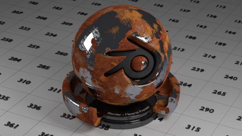 Fully Procedural PBR Rust With Streaks