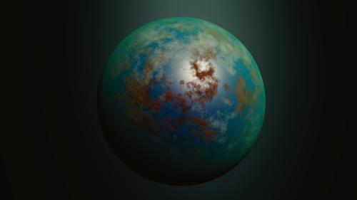 Procedural alien planet