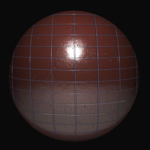 Procedural wet bathroom faience( also contains wood texture )
