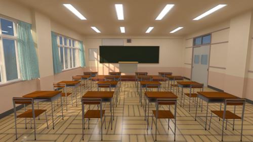 Megurigaoka Gakuin Koutou Gakkou Classroom