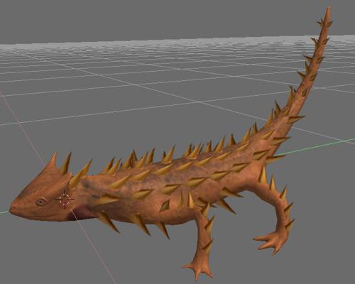 Small insects lizard
