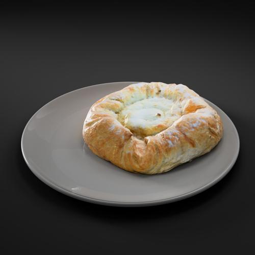 Bun With Cottage Cheese