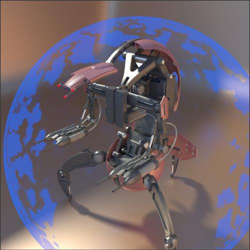 star wars clone wars droideka