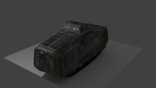 A7V Sturmpanzerkampfwagen [WW1 German Tank]