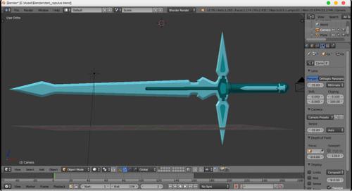 simple sword Dark Repulser