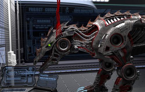 Robot dog/dragon.