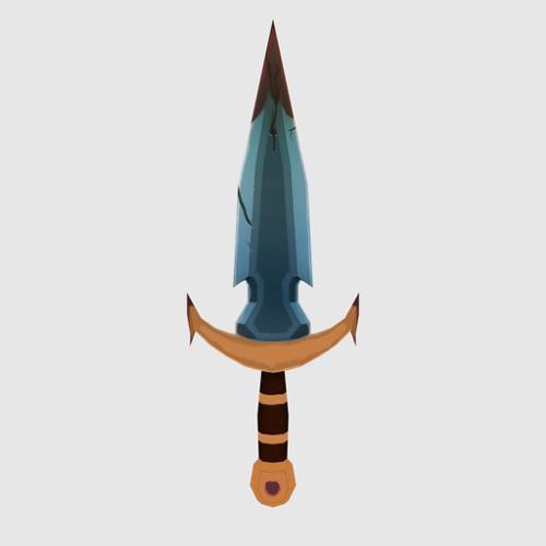 Handpainted Dagger