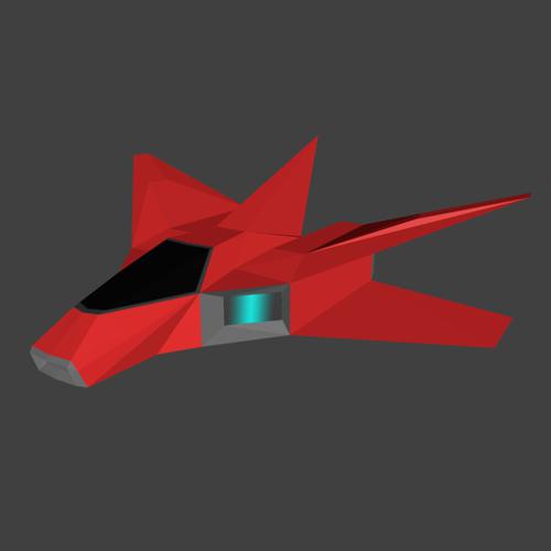 Low Poly Space Ship