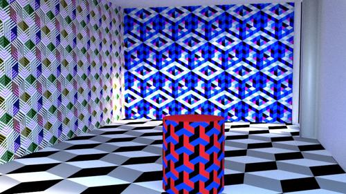 4 NECKER CUBES