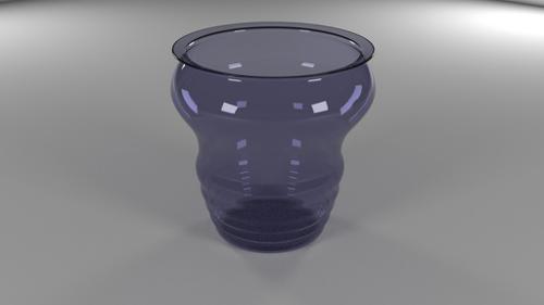 Purple Glass Vase