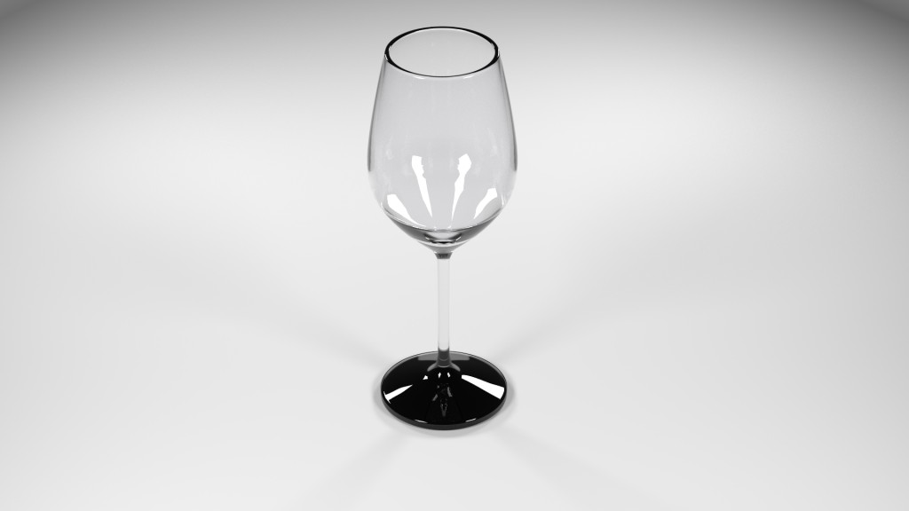 Clear Wine Glass