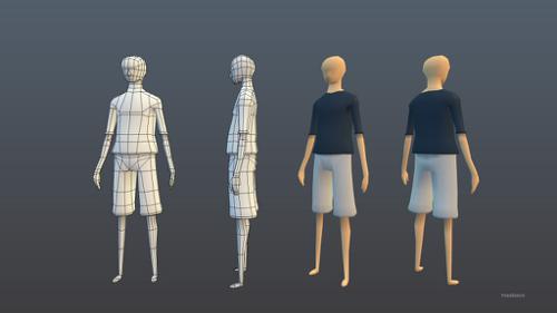 Low poly character