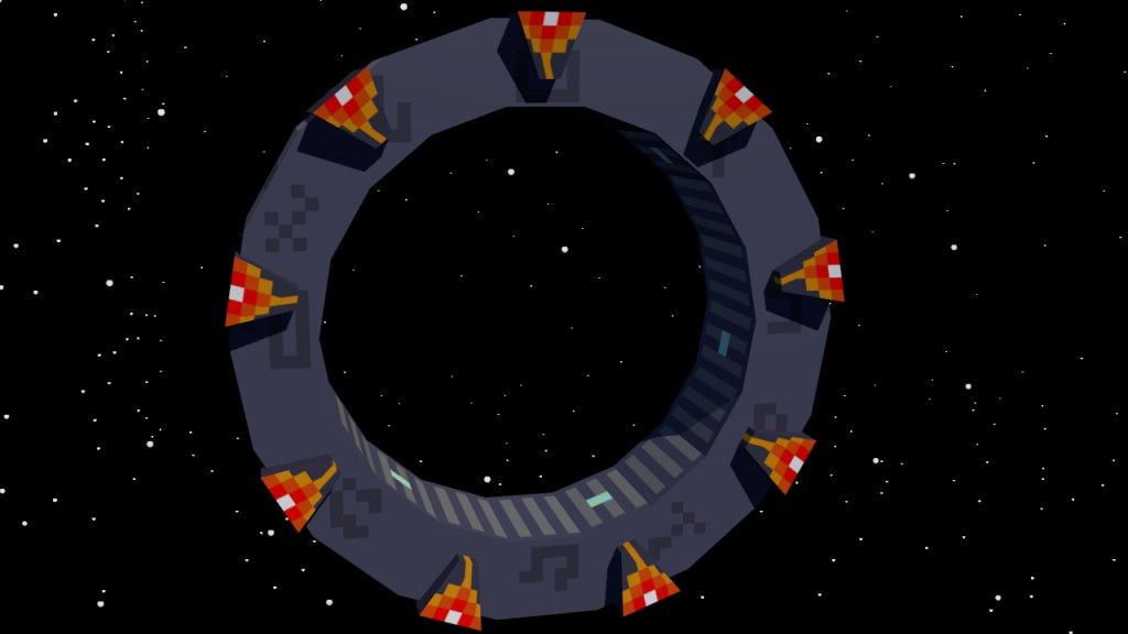 Low-poly Stargate