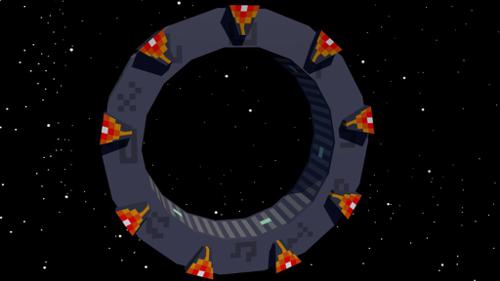 Low-poly Stargate