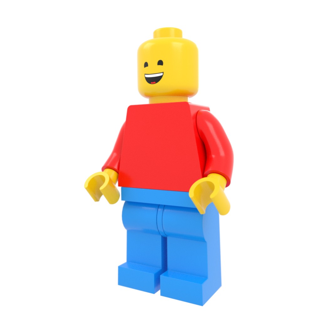 Lego Person w/ Face Texture Rig