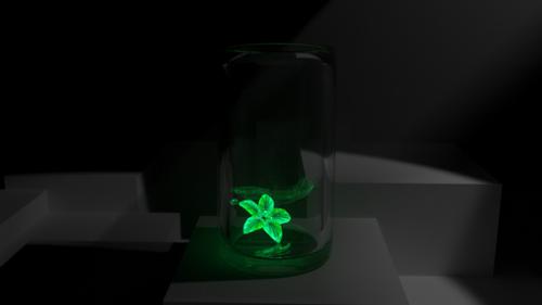 Glowing Crystal Flower