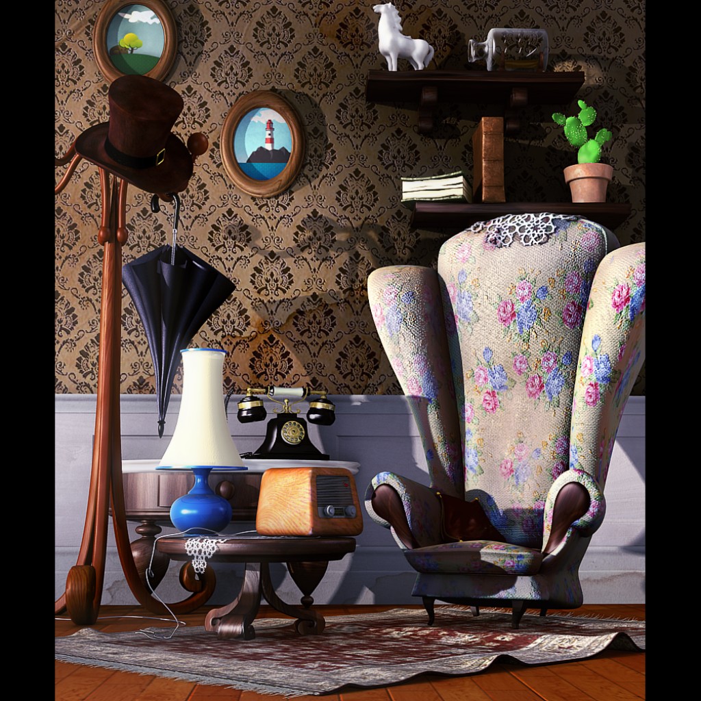 relax corner inspired by pixar "UP"