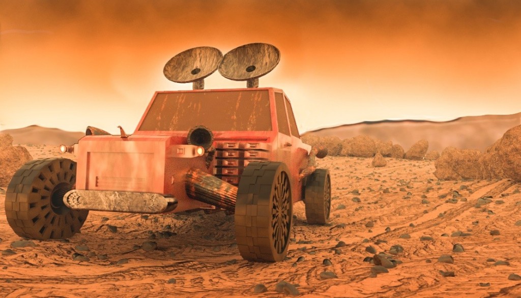 Car at mars