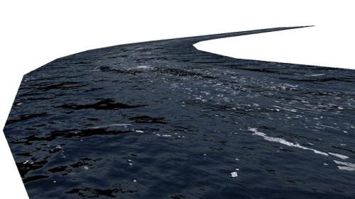 semi procedural river material
