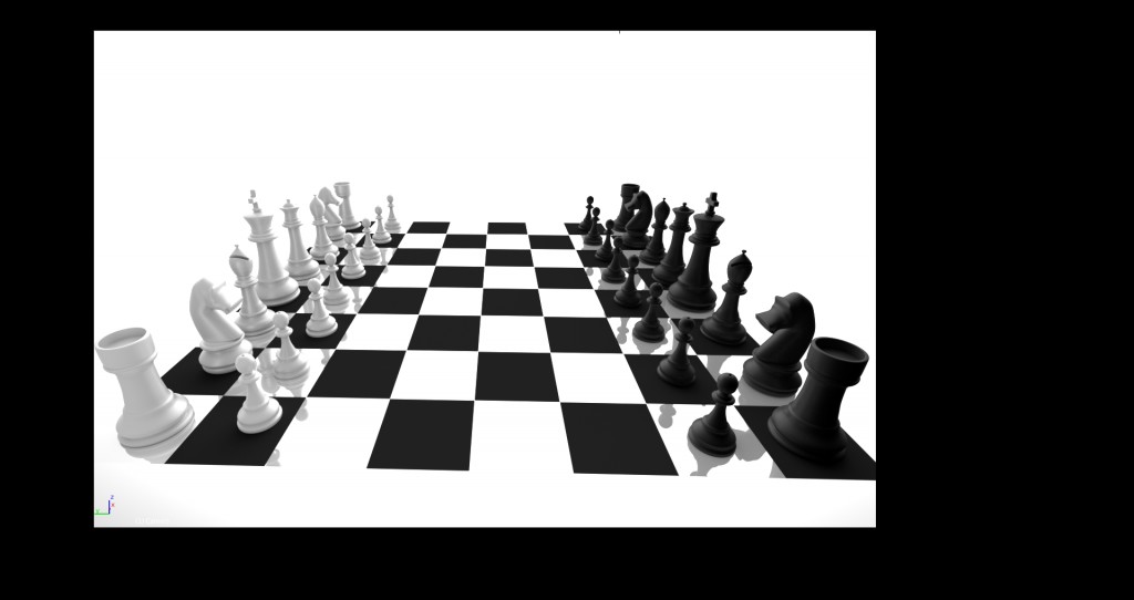 Cycles chessboard + complete chess set