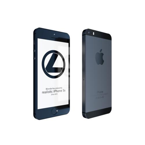 Realistic Iphone 5s Black