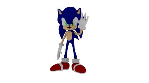 Sonic Rigged V1(made by VaughnTEDS)
