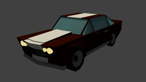 Low Poly Racecar