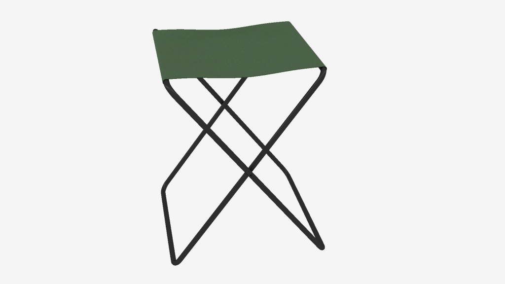 Animated folding chair