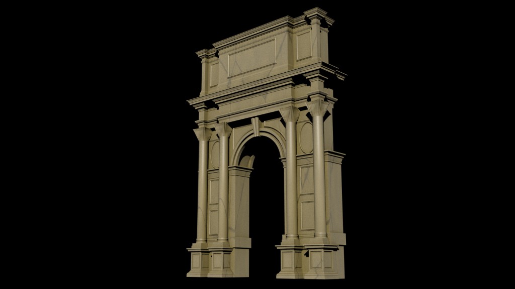 A Triumphal Arch of Allegories (Domenichino)