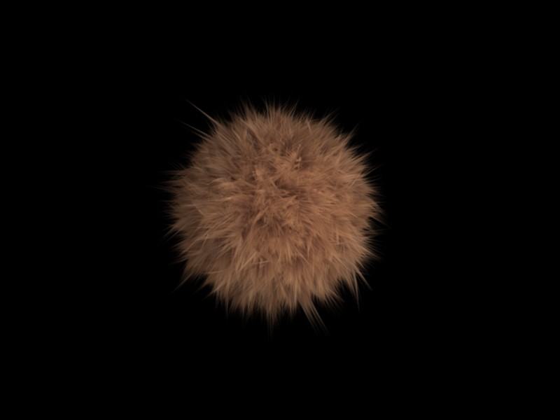 Brown fur