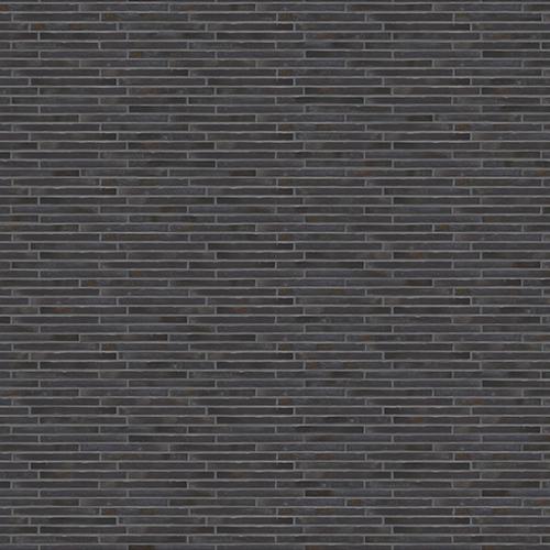 Tileable Long Dark Brick Wall Texture
