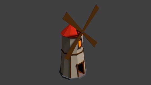Low Poly mill