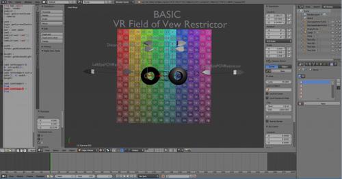 Virtual Reality Simple Field of View Restricter