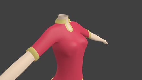 basic anime female model