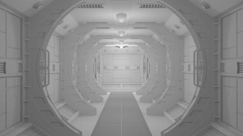 Sci-fi Corridor Model