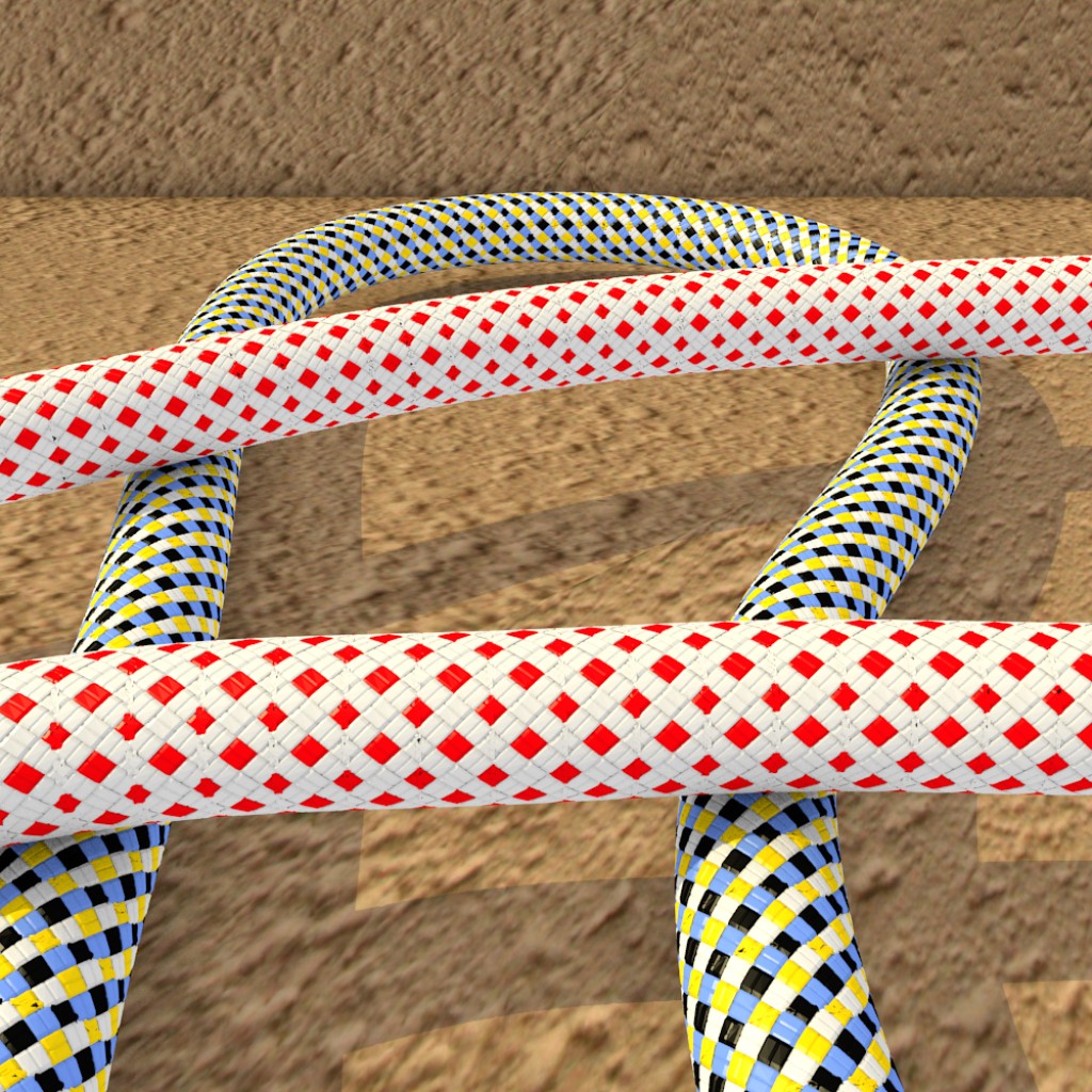 Modern kernmantle climbing rope