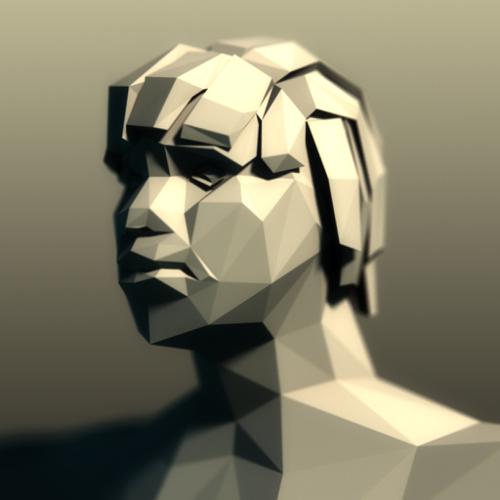 Low Poly Rigged Ancient Nubian