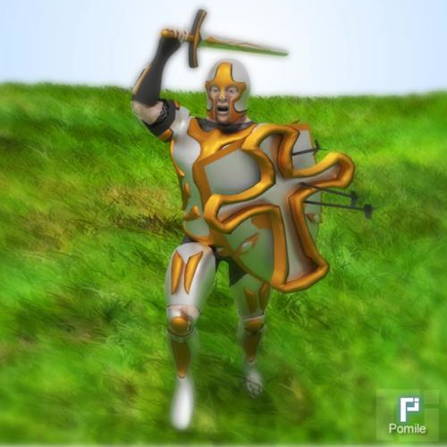 Knight (Rigged - Mid Poly)