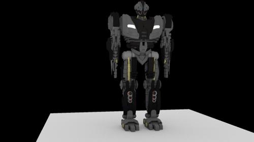 Sci Fi Robot ( Wheel Jack)