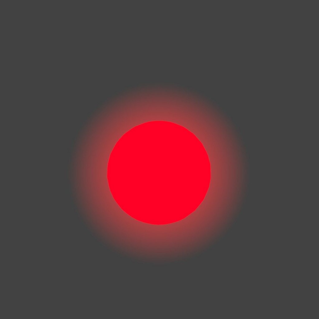 Shader object glow