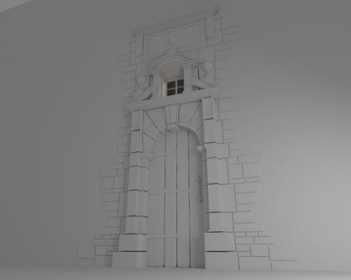 Neo-Classical Stone Doorway