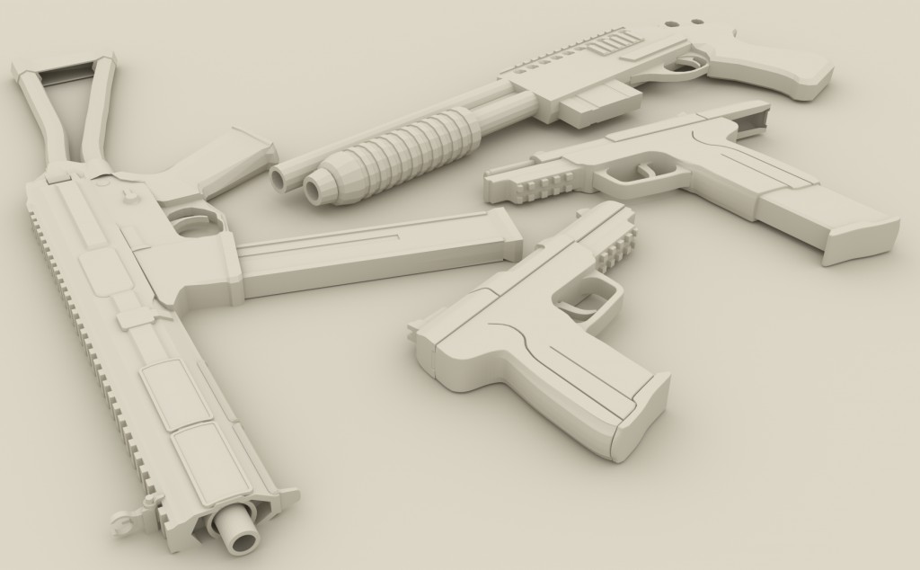Weapon Pack (Low-Poly)